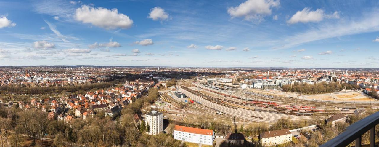 Апартаменты Bright - Fantastic Views - Augsburg Center - Luxury - Congress Экстерьер фото